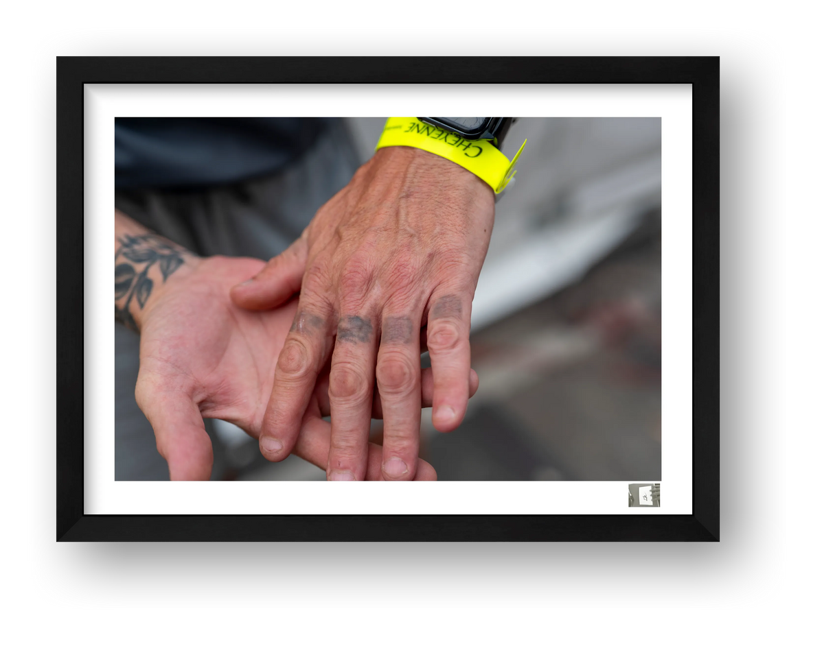 The Boxer — framed