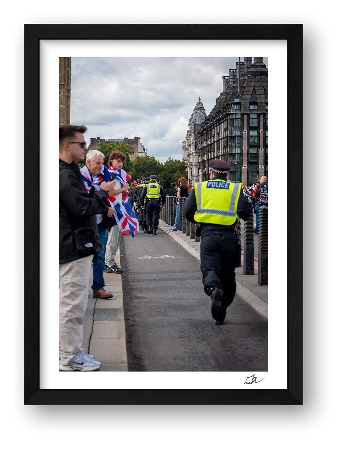 Playing Catchup — framed