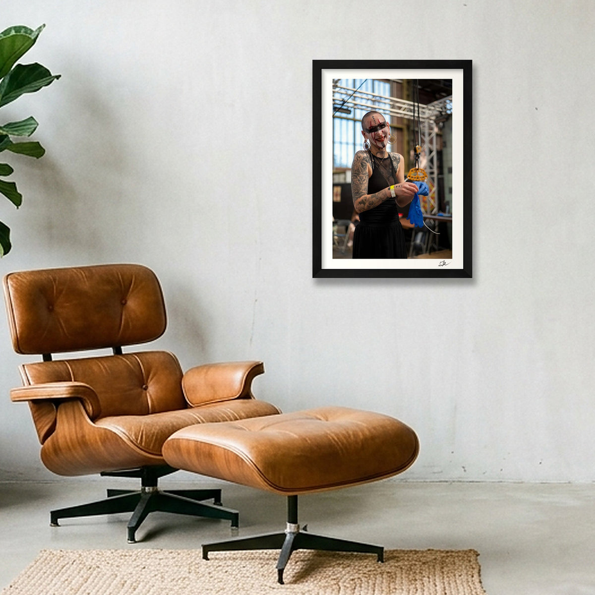 Blood of Love #2 — A3 (30×42cm, 12×16") Black Frame