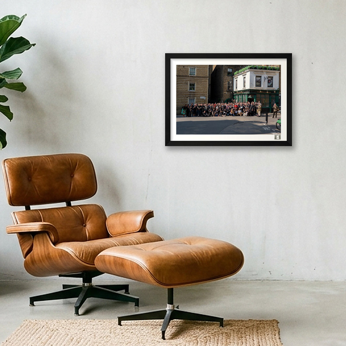 London Tattoo Society 70th Anniversary Group Photo — A3 (42×30cm, 16×12") Black Frame