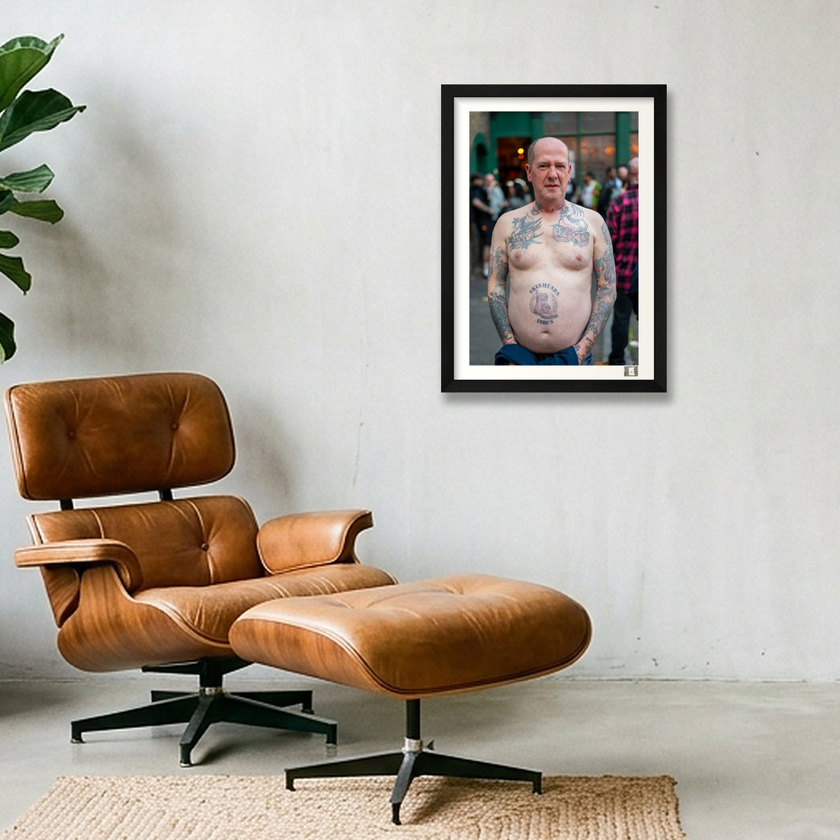 Skinhead Forever — A3 (30×42cm, 12×16") Black Frame