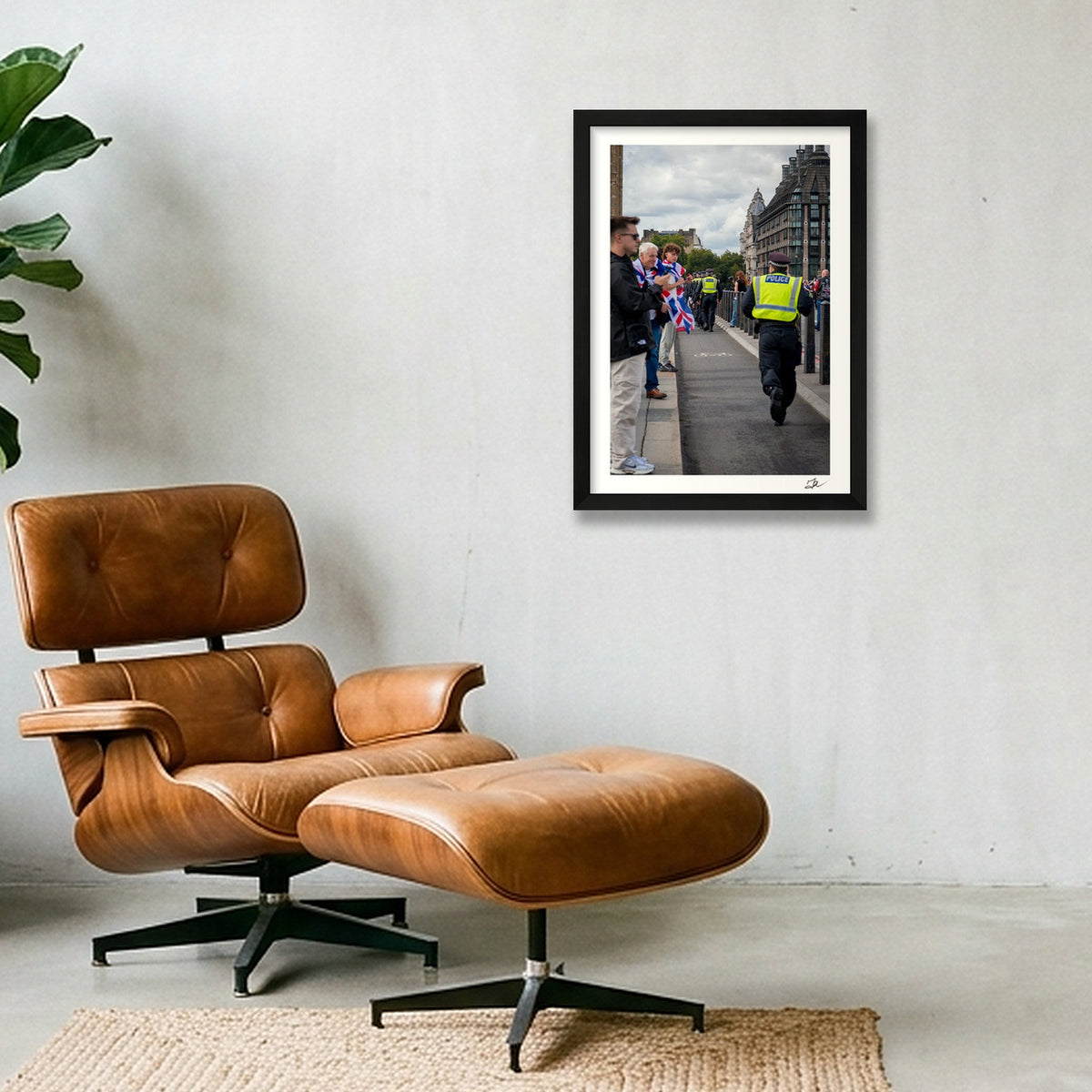 Playing Catchup — A3 (30×42cm, 12×16") Black Frame