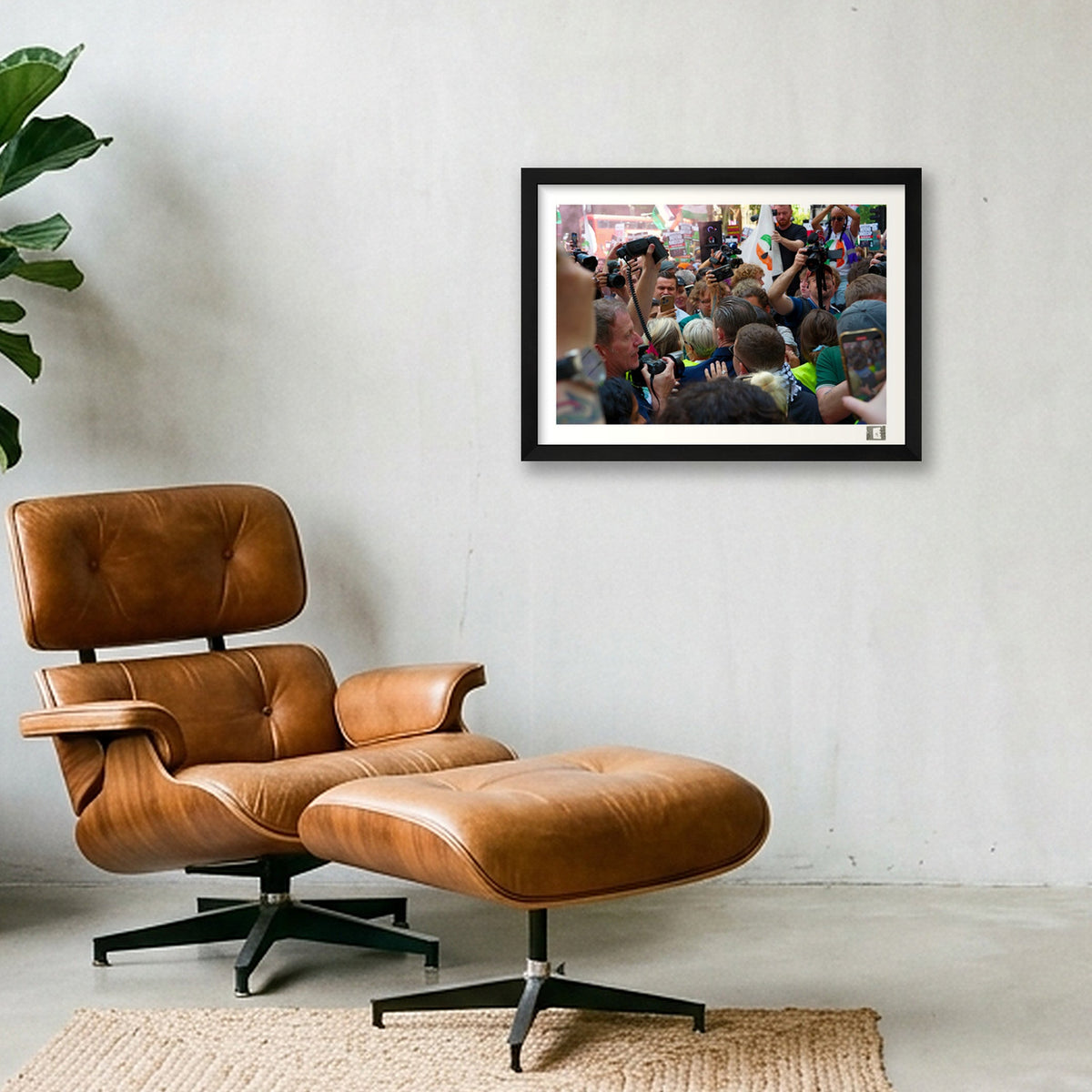 Kneecap Untitled #3 — A3 (42×30cm, 16×12") Black Frame