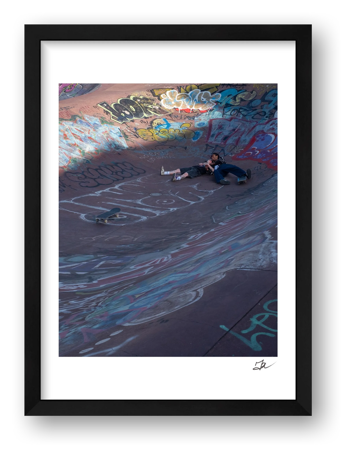 Collision Course — framed