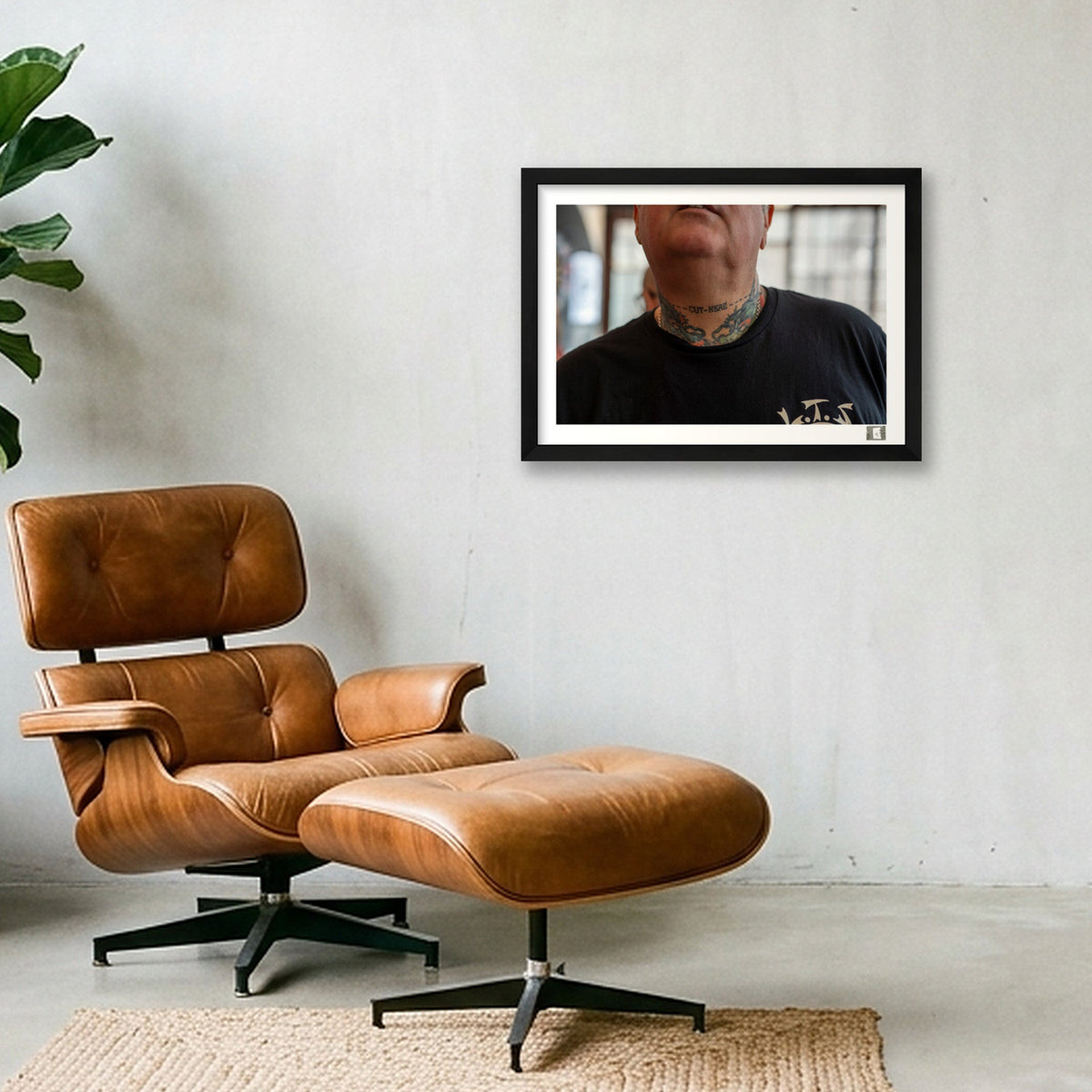 Cut Here — A3 (42×30cm, 16×12") Black Frame