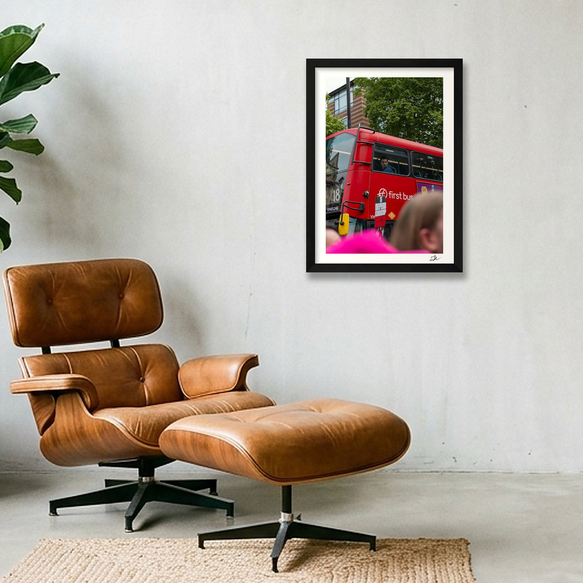 Passing Interest — A3 (30×42cm, 12×16") Black Frame