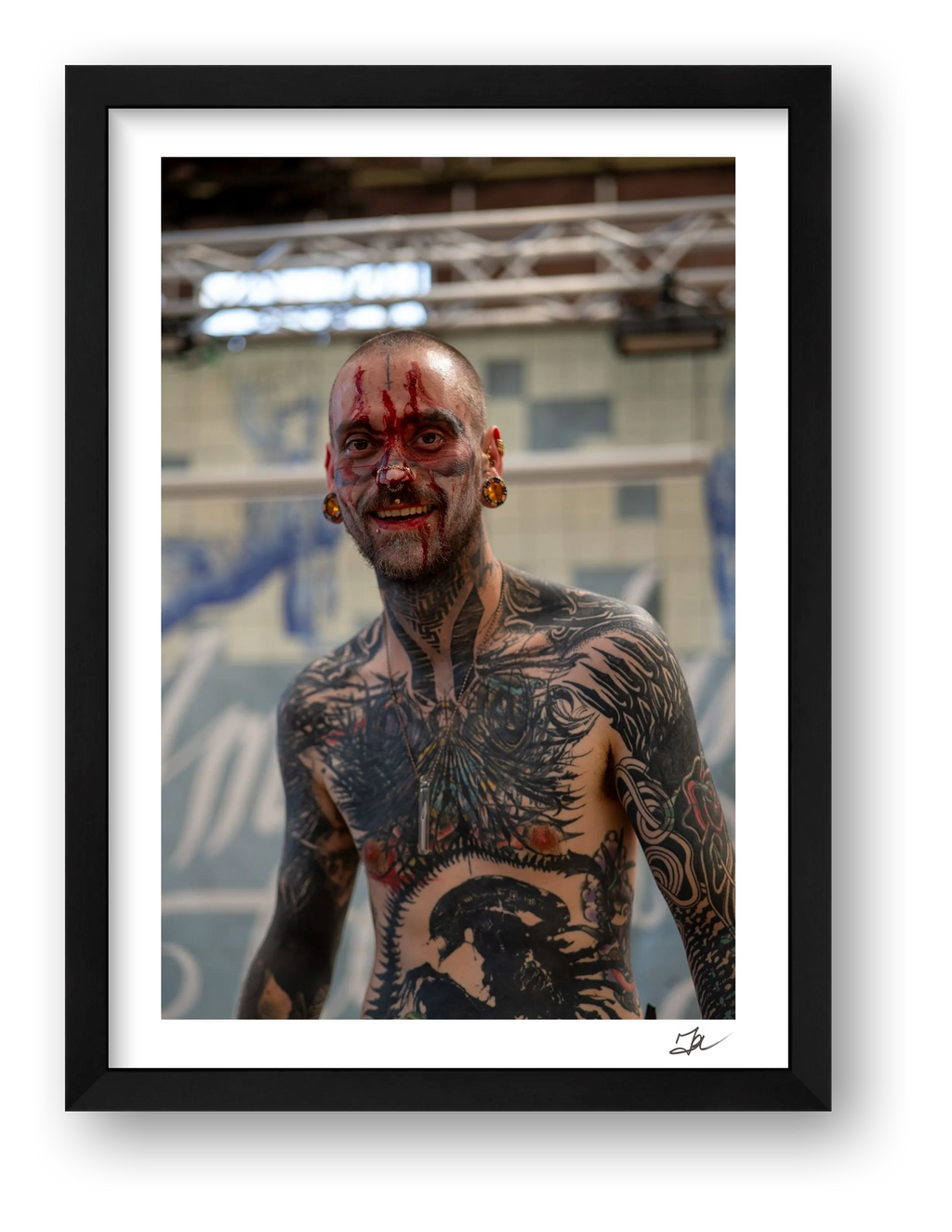 Blood of Love #1 — framed