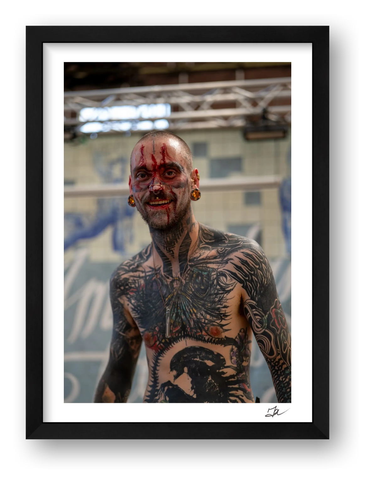 Blood of Love #1 — framed