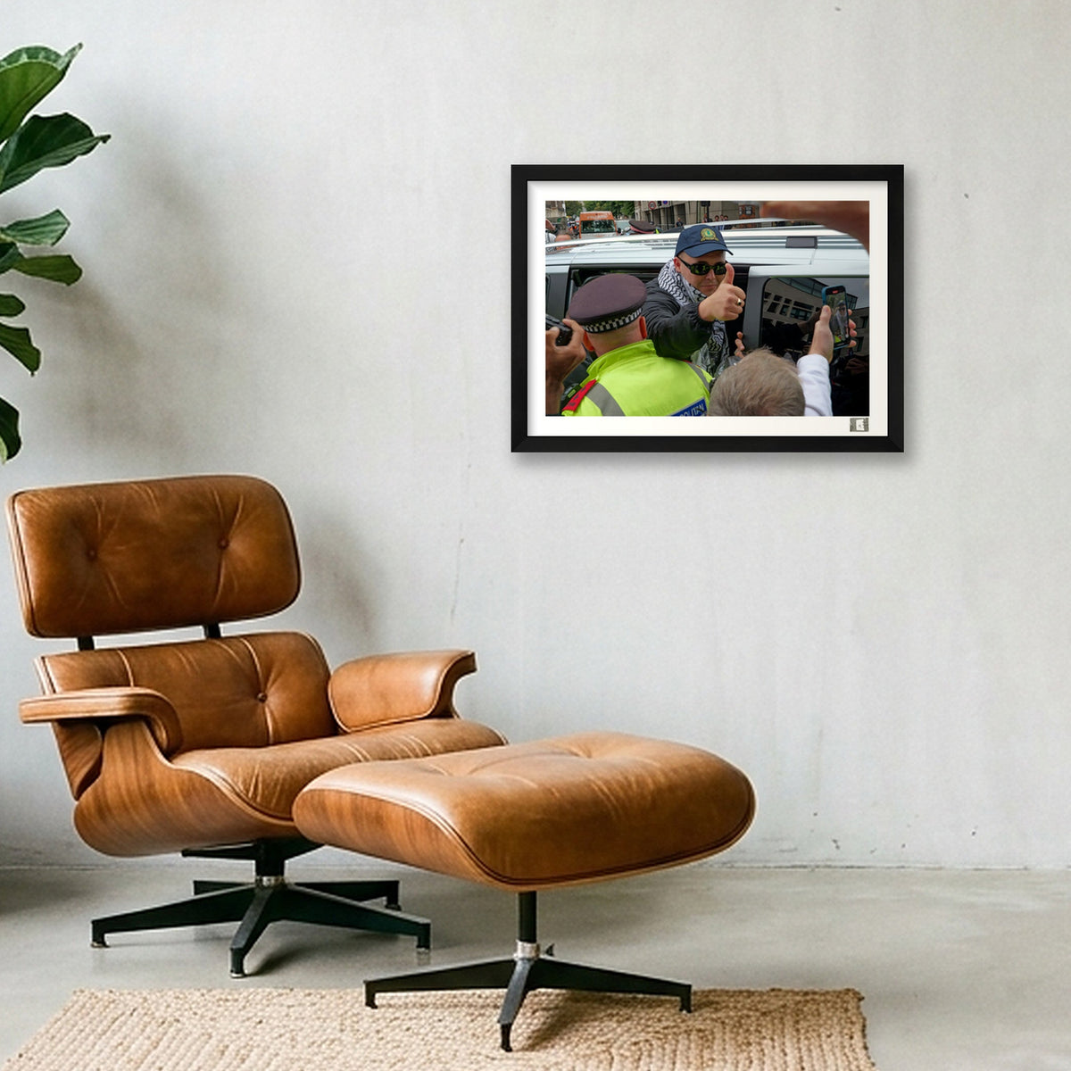 Kneecap Untitled #2 — A3 (42×30cm, 16×12") Black Frame