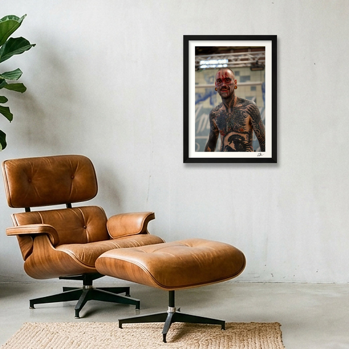 Blood of Love #1 — A3 (30×42cm, 12×16") Black Frame