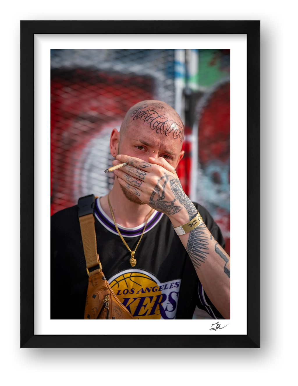 No Face — framed