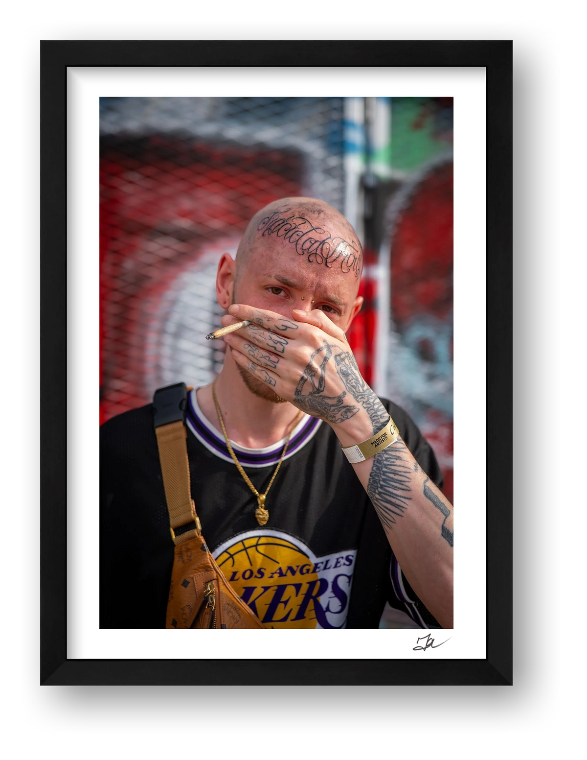 No Face — framed