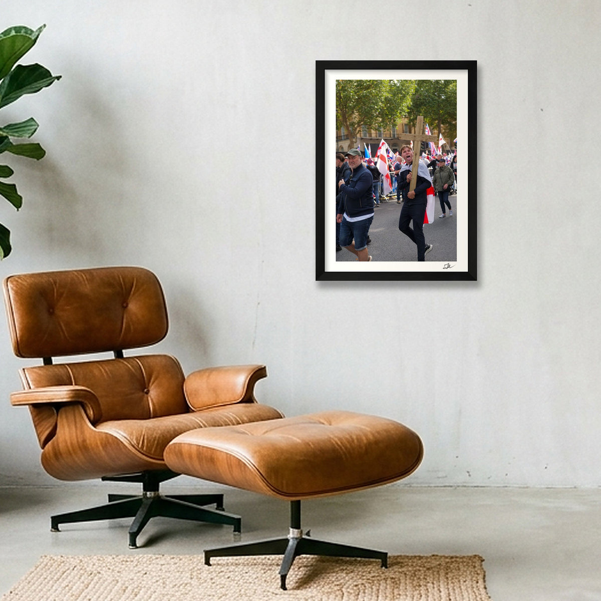 A New Religion — A3 (30×42cm, 12×16") Black Frame