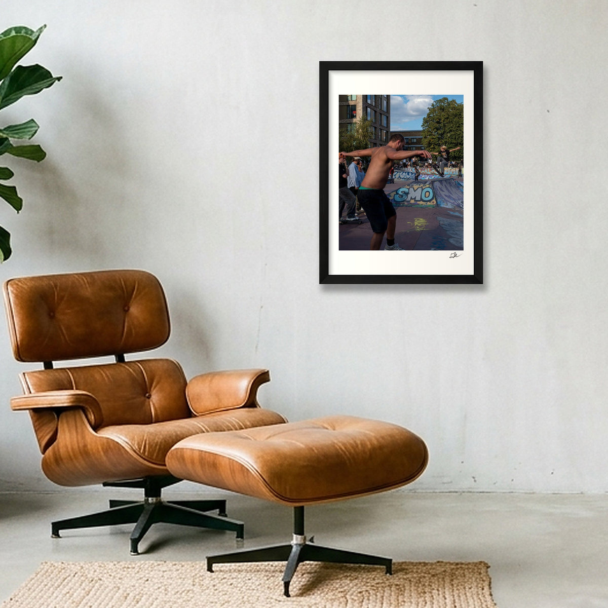 Pas de Deux — A3 (30×42cm, 12×16") Black Frame